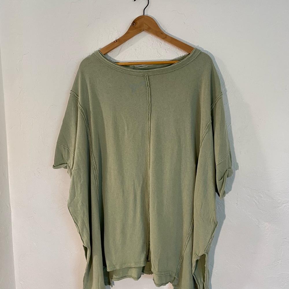 We The Free Olive Green Women's Top